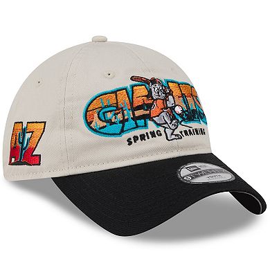 Youth New Era Stone/Black San Francisco Giants 2026 Spring Training Fan Pack Batter 9TWENTY Adjustable Hat