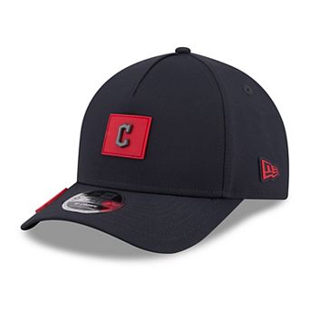 Men's New Era Navy Cleveland Guardians 2026 Clubhouse 9FORTY A-Frame Adjustable Hat