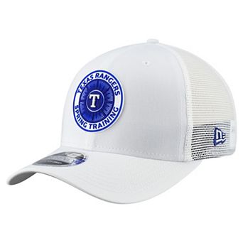 Men's New Era White Texas Rangers 2026 Spring Training Fan Pack 9SEVENTY Adjustable Trucker Hat