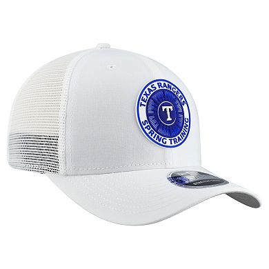 Men's New Era White Texas Rangers 2026 Spring Training Fan Pack 9SEVENTY Adjustable Trucker Hat