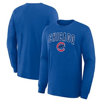 Men's Fanatics Royal Chicago Cubs Lock-Up Legacy Long Sleeve T-Shirt