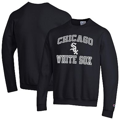 Men's Champion Black Chicago White Sox Heart & Soul Powerblend Sweatshirt