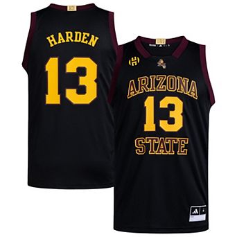 Men's adidas James Harden Black Arizona State Sun Devils Replica Swingman Jersey
