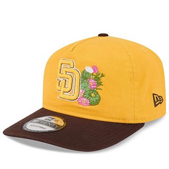 Youth New Era Gold/Brown San Diego Padres 2026 Spring Training 19TWENTY Adjustable Hat