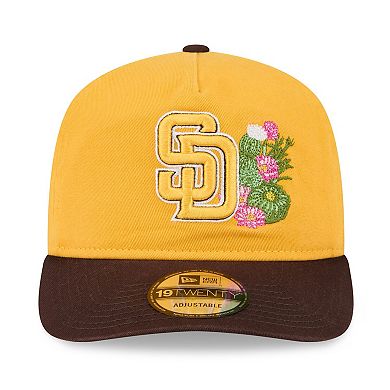 Youth New Era Gold/Brown San Diego Padres 2026 Spring Training 19TWENTY Adjustable Hat