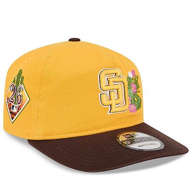 Youth New Era Gold/Brown San Diego Padres 2026 Spring Training 19TWENTY Adjustable Hat