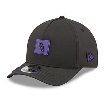 Men's New Era Black Colorado Rockies 2026 Clubhouse 9FORTY A-Frame Adjustable Hat