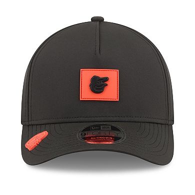 Men's New Era Black Baltimore Orioles 2026 Clubhouse 9FORTY A-Frame Adjustable Hat