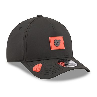 Men's New Era Black Baltimore Orioles 2026 Clubhouse 9FORTY A-Frame Adjustable Hat