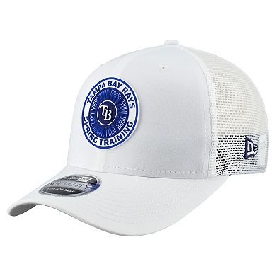 Men's New Era White Tampa Bay Rays 2026 Spring Training Fan Pack 9SEVENTY Adjustable Trucker Hat