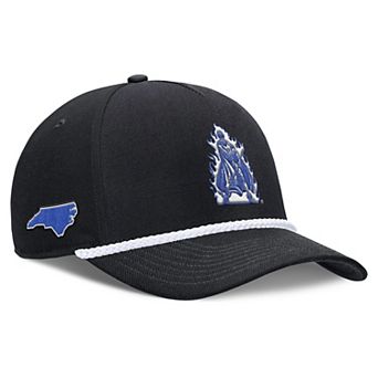 Unisex Nike Black Duke Blue Devils 2026 Basketball Refresh 5-Panel Rope Rise Hat