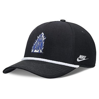 Unisex Nike Black Duke Blue Devils 2026 Basketball Refresh 5-Panel Rope Rise Hat