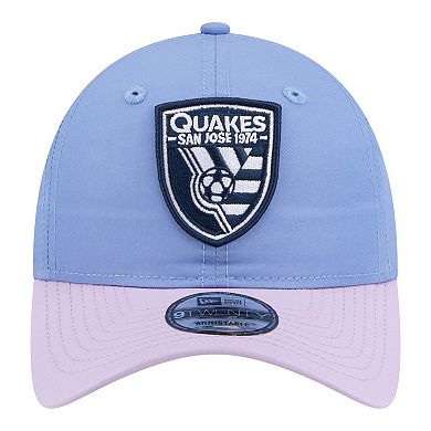 Men's New Era Light Blue San Jose Earthquakes 2026 Jersey Hook 9TWENTY Adjustable Hat