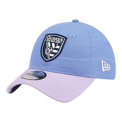 Men's New Era Light Blue San Jose Earthquakes 2026 Jersey Hook 9TWENTY Adjustable Hat