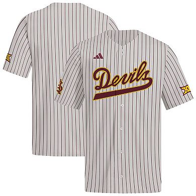 Men's adidas Gray Arizona State Sun Devils Alternate Replica Baseball Jersey