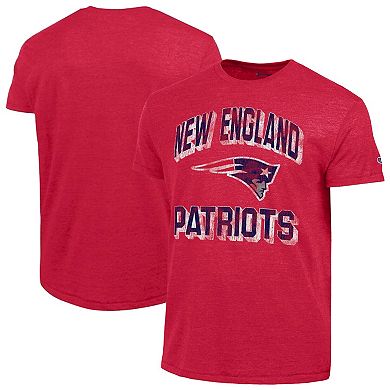Men's Champion Heather Red New England Patriots Ultimate Tri-Blend T-Shirt
