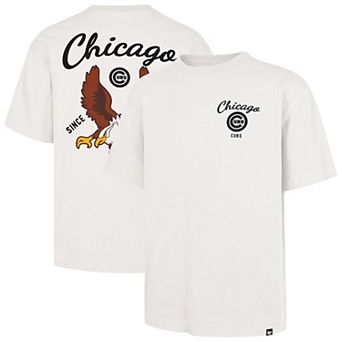 Men's '47 Cream Chicago Cubs Souvenir Eagle Foundation T-Shirt