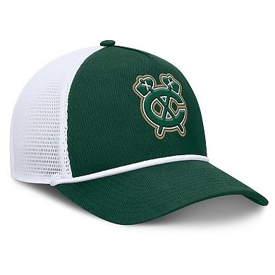 Men's Fanatics Green/White Chicago Blackhawks Bermuda A-Frame Adjustable Hat