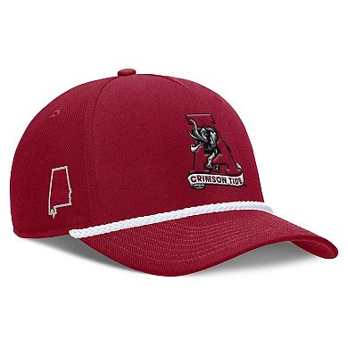 Unisex Nike Crimson Alabama Crimson Tide 2026 Basketball Refresh 5-Panel Rope Rise Hat