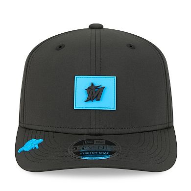 Men's New Era Black Miami Marlins 2026 Clubhouse 9SEVENTY Adjustable Hat