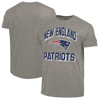 Men's Champion Heather Charcoal New England Patriots Ultimate Tri-Blend T-Shirt