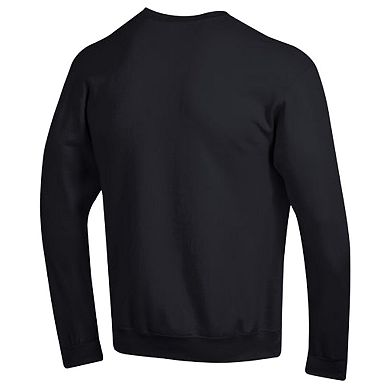 Men's Champion Black New Orleans Saints Powerblend Fleece Sweatshirt