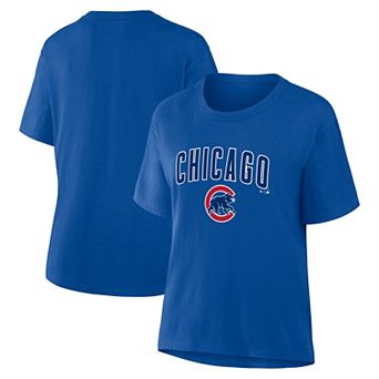Women's Fanatics Royal Chicago Cubs Lockup Legacy T-Shirt