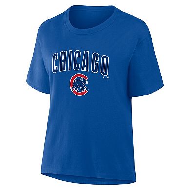 Women's Fanatics Royal Chicago Cubs Lockup Legacy T-Shirt