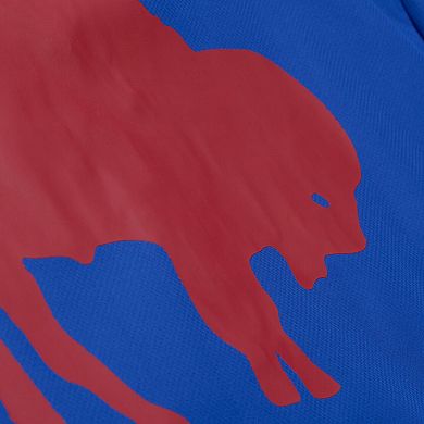 Men's Mitchell & Ness Royal Buffalo Bills Coaches Full-Snap Hooded Windbreaker Jacket
