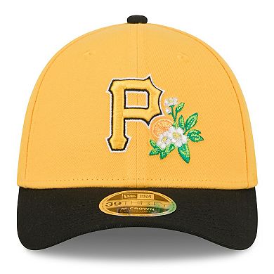 Men's New Era Gold/Black Pittsburgh Pirates 2026 Spring Training M-Crown 39THIRTY Flex Hat