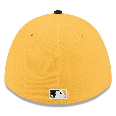 Men's New Era Gold/Black Pittsburgh Pirates 2026 Spring Training M-Crown 39THIRTY Flex Hat