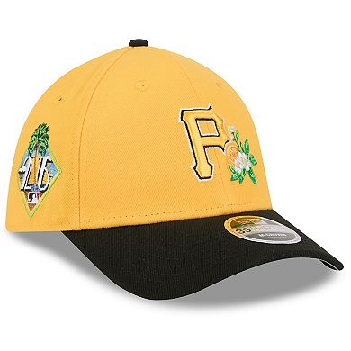 Men's New Era Gold/Black Pittsburgh Pirates 2026 Spring Training M-Crown 39THIRTY Flex Hat