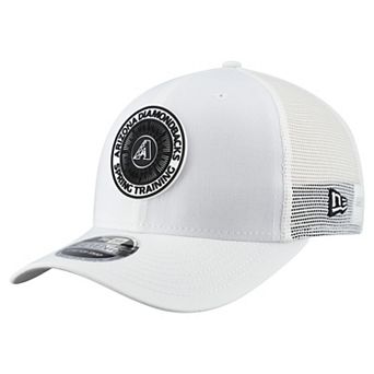Men's New Era White Arizona Diamondbacks 2026 Spring Training Fan Pack 9SEVENTY Adjustable Trucker Hat