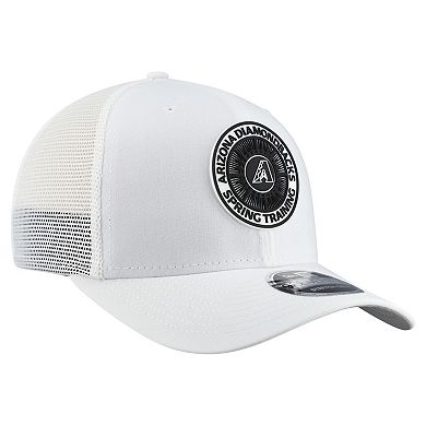 Men's New Era White Arizona Diamondbacks 2026 Spring Training Fan Pack 9SEVENTY Adjustable Trucker Hat