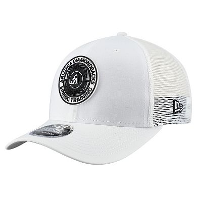 Men's New Era White Arizona Diamondbacks 2026 Spring Training Fan Pack 9SEVENTY Adjustable Trucker Hat