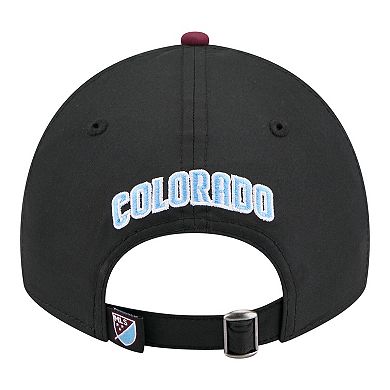 Men's New Era Black Colorado Rapids 2026 Jersey Hook 9TWENTY Adjustable Hat