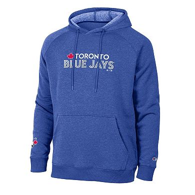 Men's Champion Royal Toronto Blue Jays Triumph Tri-Blend Raglan Hoodie