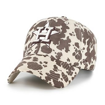 Women's '47 Natural Houston Astros Bessie Clean Up Adjustable Hat