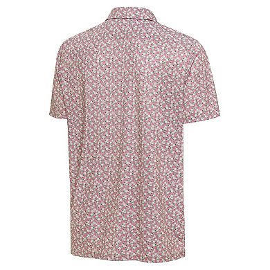 Men's Antigua Pink Texas Tech Red Raiders Desert Dry Dogwood Polo
