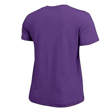 Women's Champion Purple Minnesota Vikings Logo T-Shirt