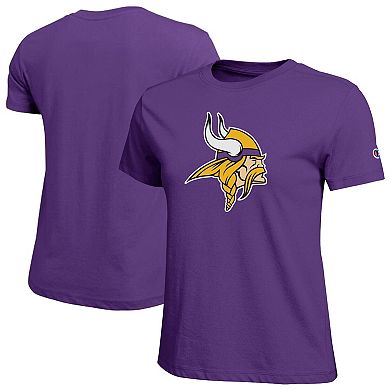 Women's Champion Purple Minnesota Vikings Logo T-Shirt