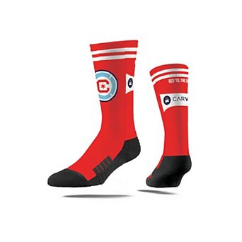 Unisex Strideline Chicago Fire Jersey Hook Premium Crew Socks