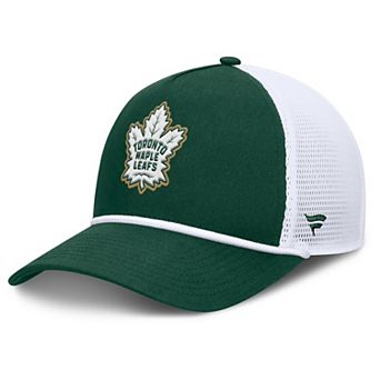Men's Fanatics Green/White Toronto Maple Leafs Bermuda A-Frame Adjustable Hat