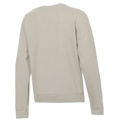 Women's Champion Light Brown Cleveland Browns Powerblend Cocoa Butter Fleece Sweatshirt