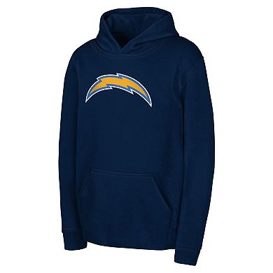 Youth Navy Los Angeles Chargers Team Logo Pullover Hoodie