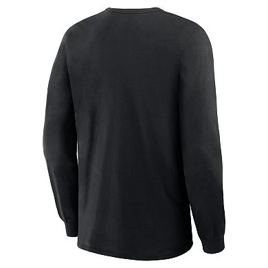 Men's Fanatics Black Baltimore Orioles Lock-Up Legacy Long Sleeve T-Shirt