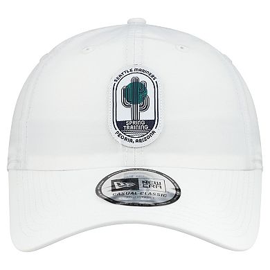 Men's New Era White Seattle Mariners 2026 Spring Training Fan Pack Icon Casual Classic Adjustable Hat