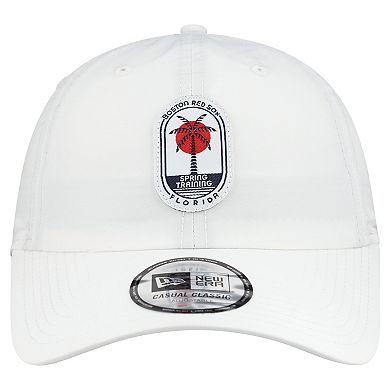 Men's New Era White Boston Red Sox 2026 Spring Training Fan Pack Icon Casual Classic Adjustable Hat