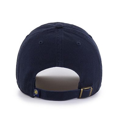 Men's '47 Navy Indiana Pacers Core Logo Clean Up Adjustable Hat