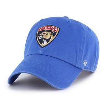 Men's '47 Blue Florida Panthers Logo Clean Up Adjustable Hat